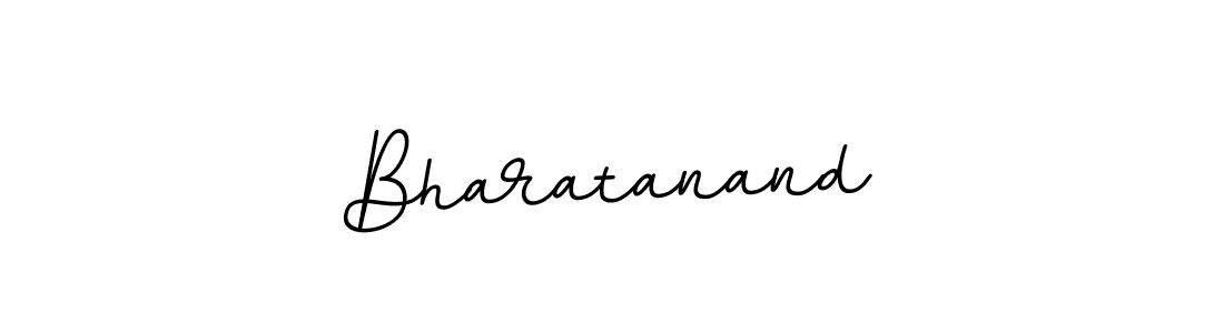 How to make Bharatanand name signature. Use BallpointsItalic-DORy9 style for creating short signs online. This is the latest handwritten sign. Bharatanand signature style 11 images and pictures png