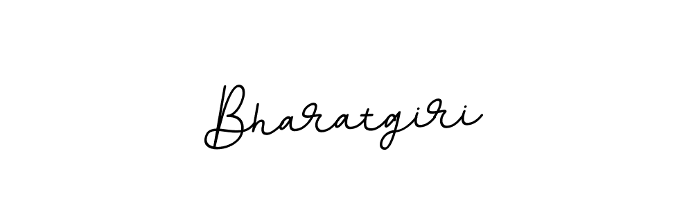 Use a signature maker to create a handwritten signature online. With this signature software, you can design (BallpointsItalic-DORy9) your own signature for name Bharatgiri. Bharatgiri signature style 11 images and pictures png
