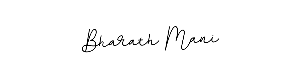 Bharath Mani stylish signature style. Best Handwritten Sign (BallpointsItalic-DORy9) for my name. Handwritten Signature Collection Ideas for my name Bharath Mani. Bharath Mani signature style 11 images and pictures png
