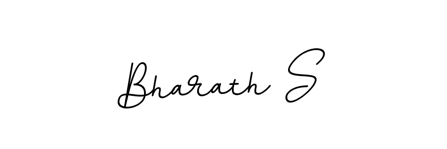 Create a beautiful signature design for name Bharath S. With this signature (BallpointsItalic-DORy9) fonts, you can make a handwritten signature for free. Bharath S signature style 11 images and pictures png