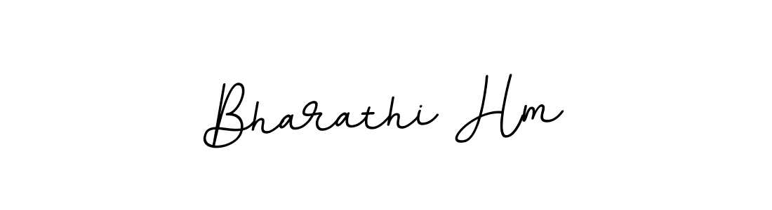Make a beautiful signature design for name Bharathi Hm. Use this online signature maker to create a handwritten signature for free. Bharathi Hm signature style 11 images and pictures png