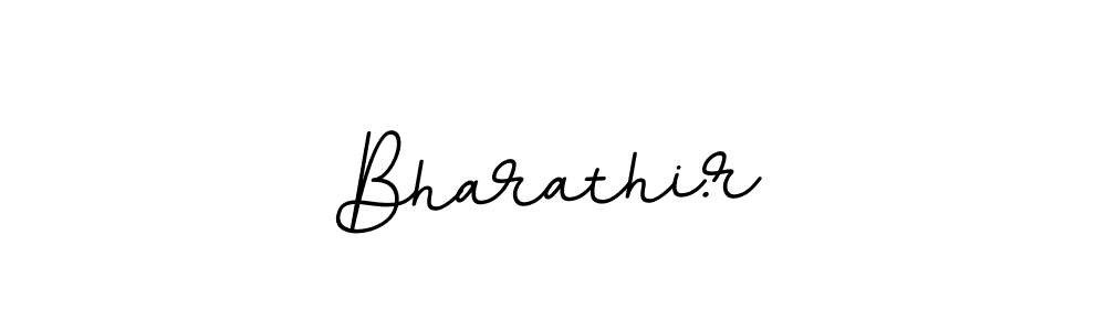 It looks lik you need a new signature style for name Bharathi.r. Design unique handwritten (BallpointsItalic-DORy9) signature with our free signature maker in just a few clicks. Bharathi.r signature style 11 images and pictures png