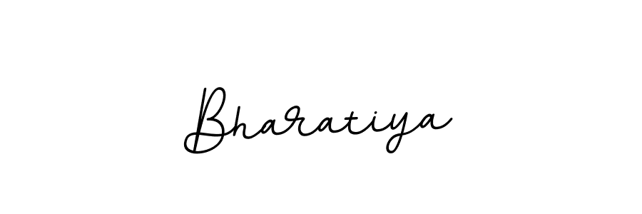 You should practise on your own different ways (BallpointsItalic-DORy9) to write your name (Bharatiya) in signature. don't let someone else do it for you. Bharatiya signature style 11 images and pictures png