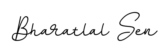 How to make Bharatlal Sen name signature. Use BallpointsItalic-DORy9 style for creating short signs online. This is the latest handwritten sign. Bharatlal Sen signature style 11 images and pictures png