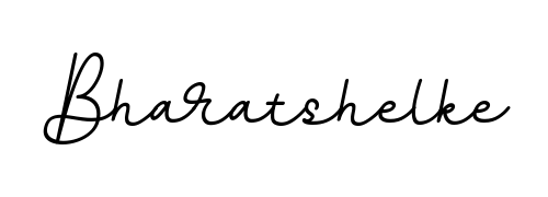 A stylish, flowing autograph style designed for name Bharatshelke using BallpointsItalic-DORy9 typography. Perfect for digital creative projects. Bharatshelke signature style 11 images and pictures png