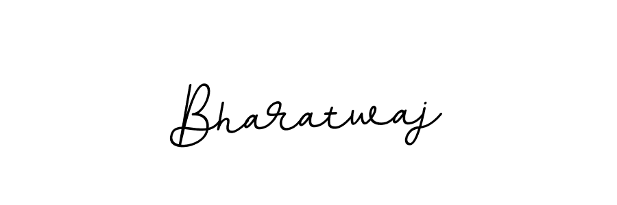 Make a beautiful signature design for name Bharatwaj. With this signature (BallpointsItalic-DORy9) style, you can create a handwritten signature for free. Bharatwaj signature style 11 images and pictures png