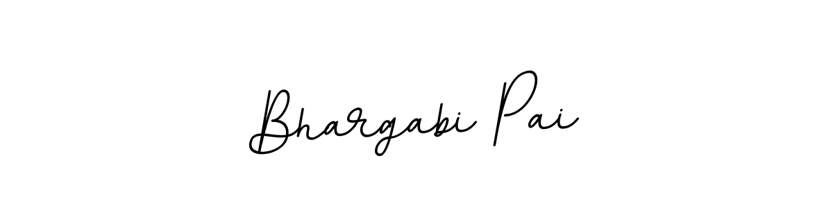 Create a beautiful signature design for name Bhargabi Pai. With this signature (BallpointsItalic-DORy9) fonts, you can make a handwritten signature for free. Bhargabi Pai signature style 11 images and pictures png