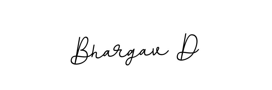 It looks lik you need a new signature style for name Bhargav D. Design unique handwritten (BallpointsItalic-DORy9) signature with our free signature maker in just a few clicks. Bhargav D signature style 11 images and pictures png