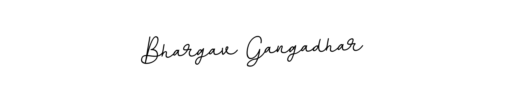 You should practise on your own different ways (BallpointsItalic-DORy9) to write your name (Bhargav Gangadhar) in signature. don't let someone else do it for you. Bhargav Gangadhar signature style 11 images and pictures png