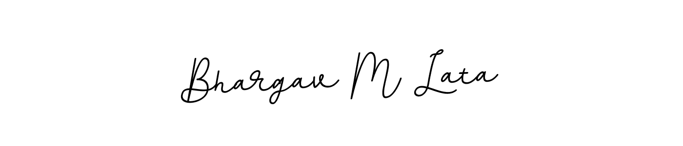 Also we have Bhargav M Lata name is the best signature style. Create professional handwritten signature collection using BallpointsItalic-DORy9 autograph style. Bhargav M Lata signature style 11 images and pictures png