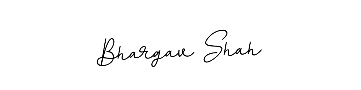 Use a signature maker to create a handwritten signature online. With this signature software, you can design (BallpointsItalic-DORy9) your own signature for name Bhargav Shah. Bhargav Shah signature style 11 images and pictures png