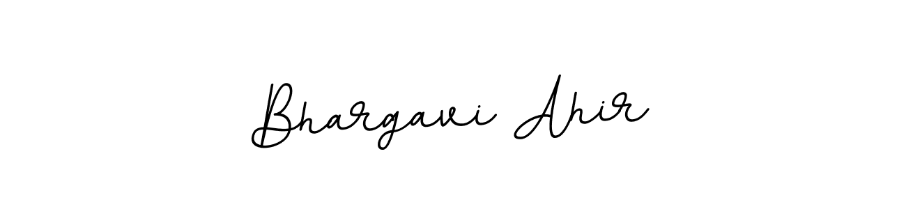 Make a beautiful signature design for name Bhargavi Ahir. Use this online signature maker to create a handwritten signature for free. Bhargavi Ahir signature style 11 images and pictures png