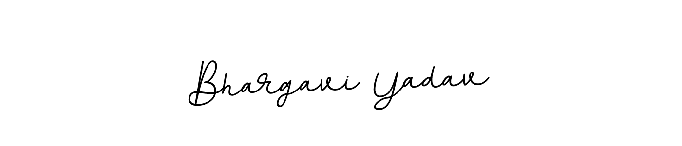 Create a beautiful signature design for name Bhargavi Yadav. With this signature (BallpointsItalic-DORy9) fonts, you can make a handwritten signature for free. Bhargavi Yadav signature style 11 images and pictures png