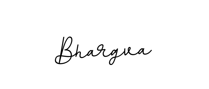 Use a signature maker to create a handwritten signature online. With this signature software, you can design (BallpointsItalic-DORy9) your own signature for name Bhargva. Bhargva signature style 11 images and pictures png