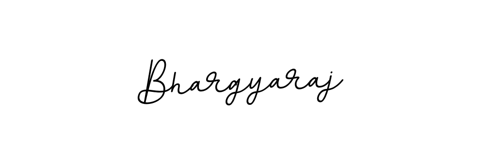 Make a beautiful signature design for name Bhargyaraj. With this signature (BallpointsItalic-DORy9) style, you can create a handwritten signature for free. Bhargyaraj signature style 11 images and pictures png