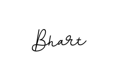 You should practise on your own different ways (BallpointsItalic-DORy9) to write your name (Bhart) in signature. don't let someone else do it for you. Bhart signature style 11 images and pictures png
