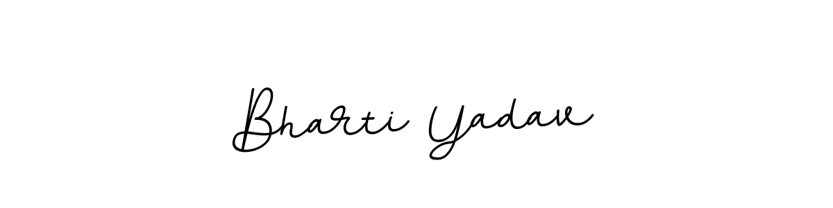 It looks lik you need a new signature style for name Bharti Yadav. Design unique handwritten (BallpointsItalic-DORy9) signature with our free signature maker in just a few clicks. Bharti Yadav signature style 11 images and pictures png