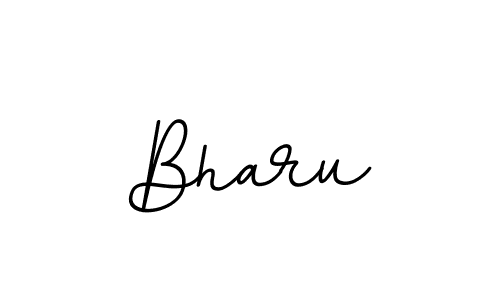 Make a beautiful signature design for name Bharu. With this signature (BallpointsItalic-DORy9) style, you can create a handwritten signature for free. Bharu signature style 11 images and pictures png