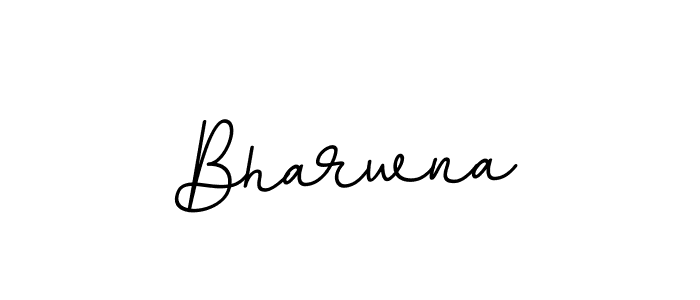 Create a beautiful signature design for name Bharwna. With this signature (BallpointsItalic-DORy9) fonts, you can make a handwritten signature for free. Bharwna signature style 11 images and pictures png