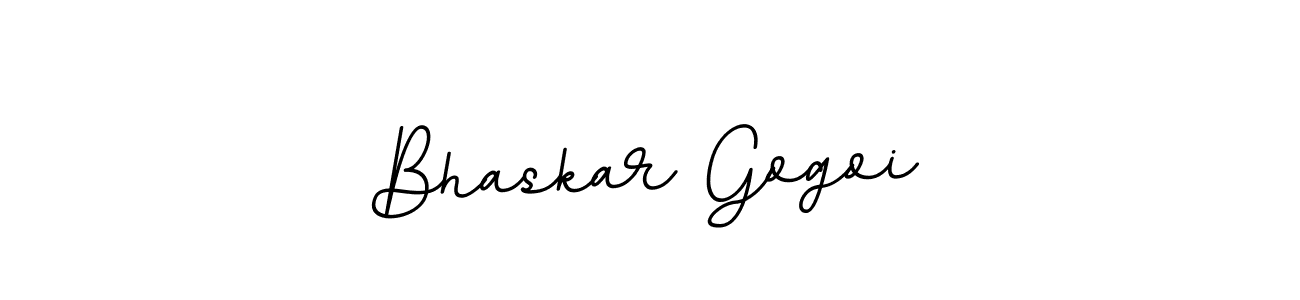 Make a beautiful signature design for name Bhaskar Gogoi. With this signature (BallpointsItalic-DORy9) style, you can create a handwritten signature for free. Bhaskar Gogoi signature style 11 images and pictures png