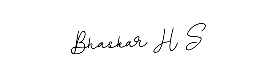 BallpointsItalic-DORy9 is a professional signature style that is perfect for those who want to add a touch of class to their signature. It is also a great choice for those who want to make their signature more unique. Get Bhaskar H S name to fancy signature for free. Bhaskar H S signature style 11 images and pictures png