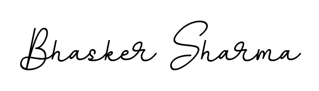 You can use this online signature creator to create a handwritten signature for the name Bhasker Sharma. This is the best online autograph maker. Bhasker Sharma signature style 11 images and pictures png