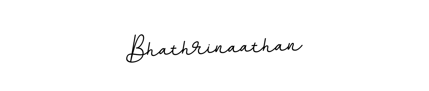 Design your own signature with our free online signature maker. With this signature software, you can create a handwritten (BallpointsItalic-DORy9) signature for name Bhathrinaathan. Bhathrinaathan signature style 11 images and pictures png