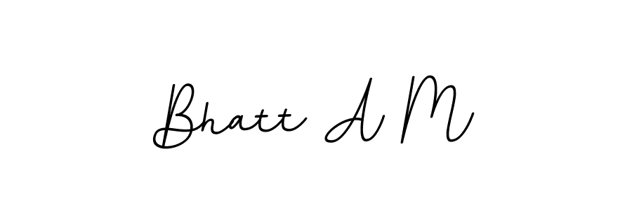 Here are the top 10 professional signature styles for the name Bhatt A M. These are the best autograph styles you can use for your name. Bhatt A M signature style 11 images and pictures png