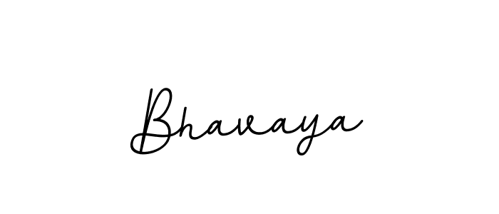 Use a signature maker to create a handwritten signature online. With this signature software, you can design (BallpointsItalic-DORy9) your own signature for name Bhavaya. Bhavaya signature style 11 images and pictures png