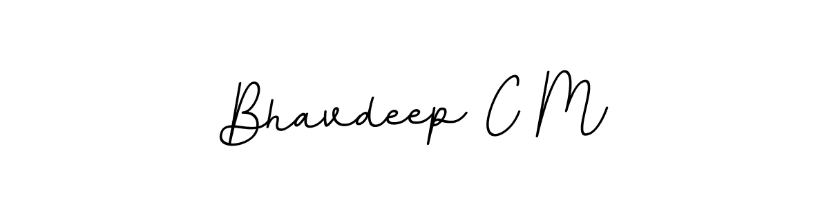 You can use this online signature creator to create a handwritten signature for the name Bhavdeep C M. This is the best online autograph maker. Bhavdeep C M signature style 11 images and pictures png