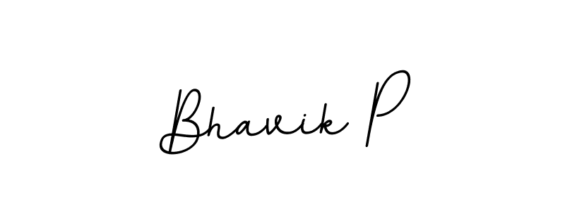 Design your own signature with our free online signature maker. With this signature software, you can create a handwritten (BallpointsItalic-DORy9) signature for name Bhavik P. Bhavik P signature style 11 images and pictures png