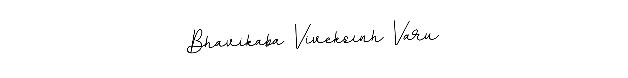 It looks lik you need a new signature style for name Bhavikaba Viveksinh Varu. Design unique handwritten (BallpointsItalic-DORy9) signature with our free signature maker in just a few clicks. Bhavikaba Viveksinh Varu signature style 11 images and pictures png