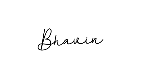 Use a signature maker to create a handwritten signature online. With this signature software, you can design (BallpointsItalic-DORy9) your own signature for name Bhavin. Bhavin signature style 11 images and pictures png