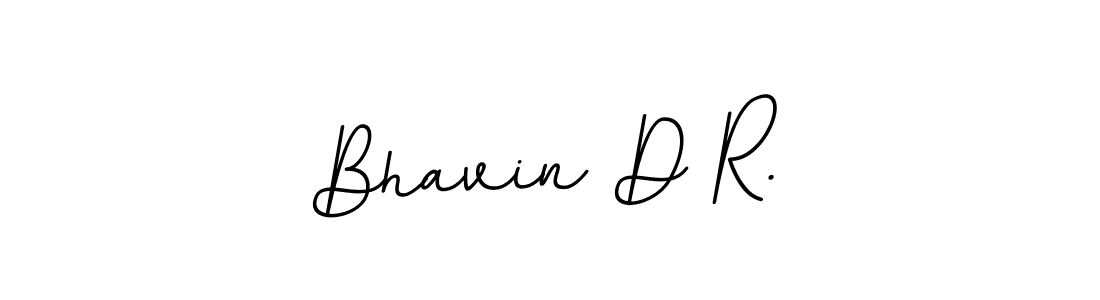 This is the best signature style for the Bhavin D R. name. Also you like these signature font (BallpointsItalic-DORy9). Mix name signature. Bhavin D R. signature style 11 images and pictures png