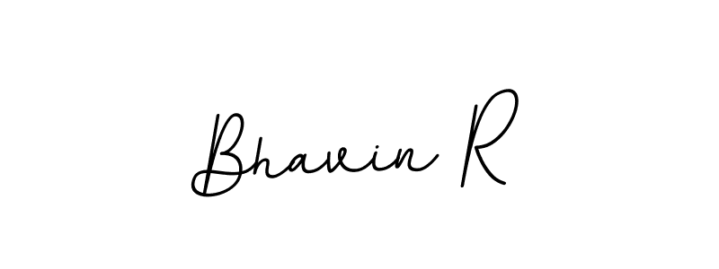 Make a beautiful signature design for name Bhavin R. With this signature (BallpointsItalic-DORy9) style, you can create a handwritten signature for free. Bhavin R signature style 11 images and pictures png