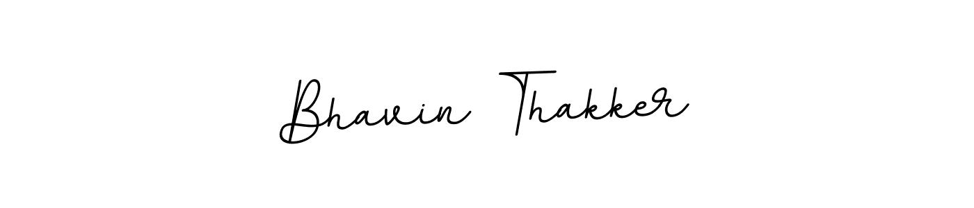 Use a signature maker to create a handwritten signature online. With this signature software, you can design (BallpointsItalic-DORy9) your own signature for name Bhavin Thakker. Bhavin Thakker signature style 11 images and pictures png