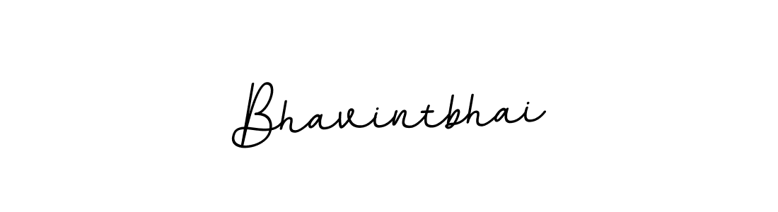 Make a beautiful signature design for name Bhavintbhai. With this signature (BallpointsItalic-DORy9) style, you can create a handwritten signature for free. Bhavintbhai signature style 11 images and pictures png
