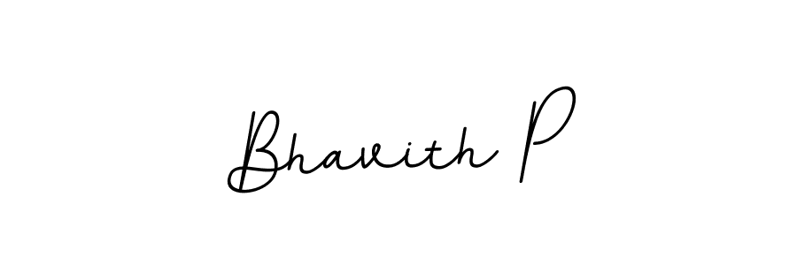 Design your own signature with our free online signature maker. With this signature software, you can create a handwritten (BallpointsItalic-DORy9) signature for name Bhavith P. Bhavith P signature style 11 images and pictures png