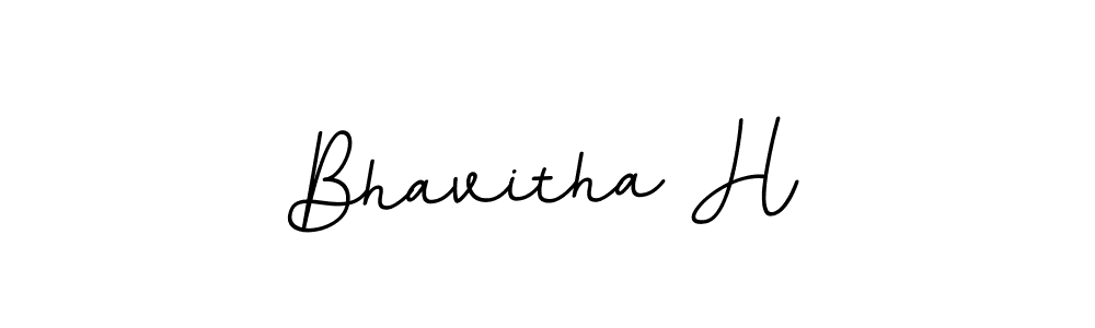 Design your own signature with our free online signature maker. With this signature software, you can create a handwritten (BallpointsItalic-DORy9) signature for name Bhavitha H. Bhavitha H signature style 11 images and pictures png