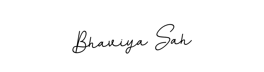 Bhaviya Sah stylish signature style. Best Handwritten Sign (BallpointsItalic-DORy9) for my name. Handwritten Signature Collection Ideas for my name Bhaviya Sah. Bhaviya Sah signature style 11 images and pictures png