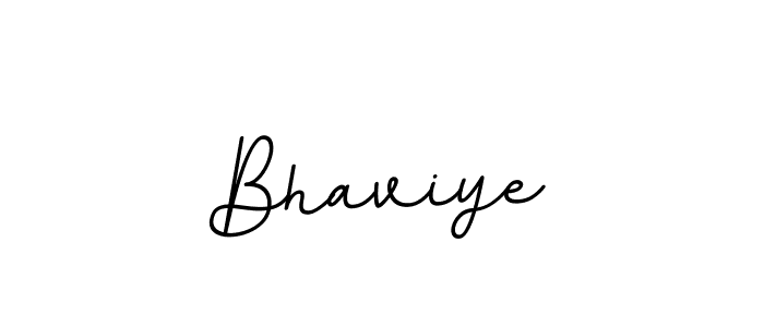 How to make Bhaviye name signature. Use BallpointsItalic-DORy9 style for creating short signs online. This is the latest handwritten sign. Bhaviye signature style 11 images and pictures png