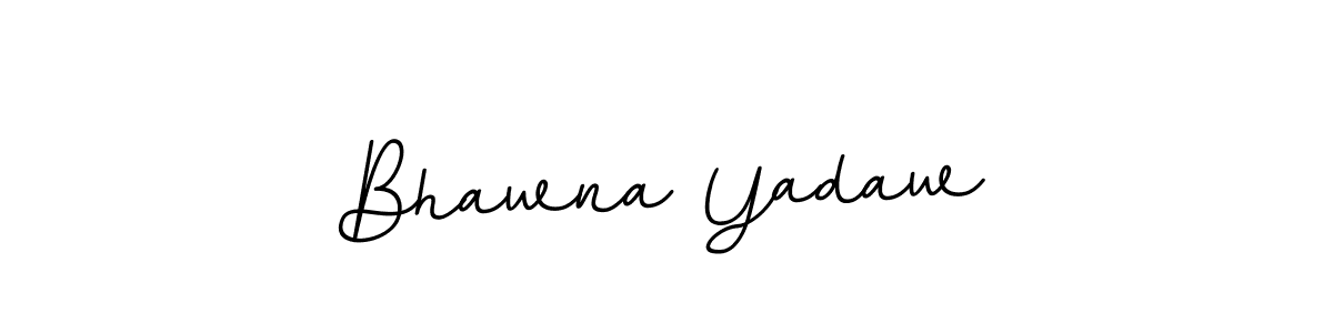 You should practise on your own different ways (BallpointsItalic-DORy9) to write your name (Bhawna Yadaw) in signature. don't let someone else do it for you. Bhawna Yadaw signature style 11 images and pictures png