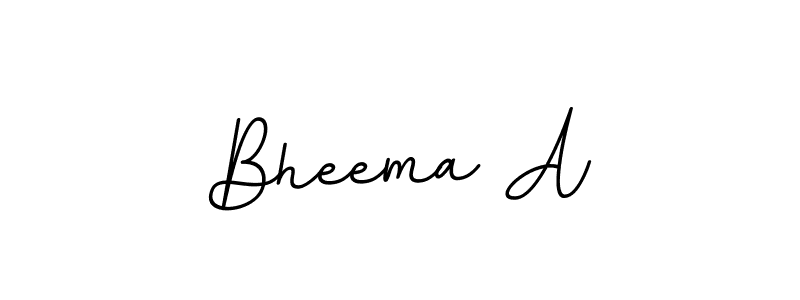 Make a beautiful signature design for name Bheema A. With this signature (BallpointsItalic-DORy9) style, you can create a handwritten signature for free. Bheema A signature style 11 images and pictures png