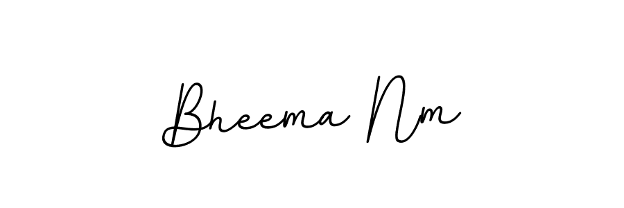Also we have Bheema Nm name is the best signature style. Create professional handwritten signature collection using BallpointsItalic-DORy9 autograph style. Bheema Nm signature style 11 images and pictures png