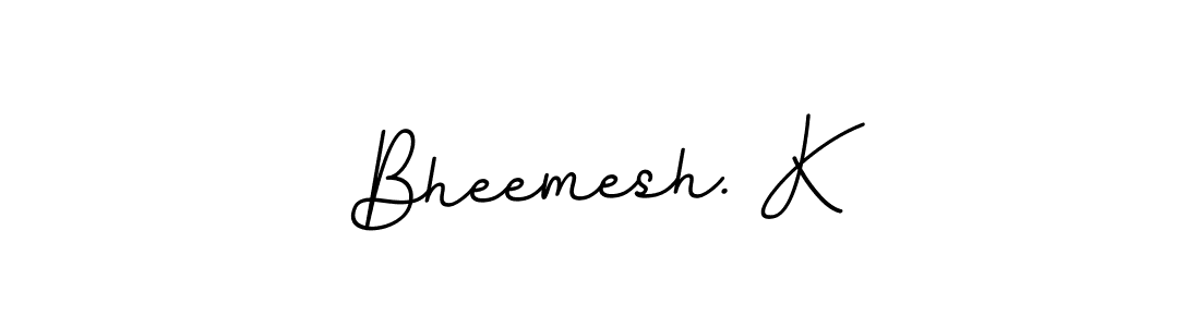 Also we have Bheemesh. K name is the best signature style. Create professional handwritten signature collection using BallpointsItalic-DORy9 autograph style. Bheemesh. K signature style 11 images and pictures png