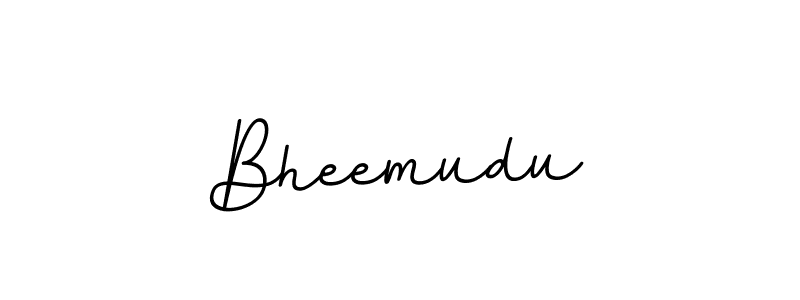 Use a signature maker to create a handwritten signature online. With this signature software, you can design (BallpointsItalic-DORy9) your own signature for name Bheemudu. Bheemudu signature style 11 images and pictures png