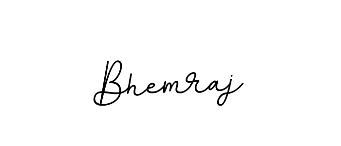 Use a signature maker to create a handwritten signature online. With this signature software, you can design (BallpointsItalic-DORy9) your own signature for name Bhemraj. Bhemraj signature style 11 images and pictures png