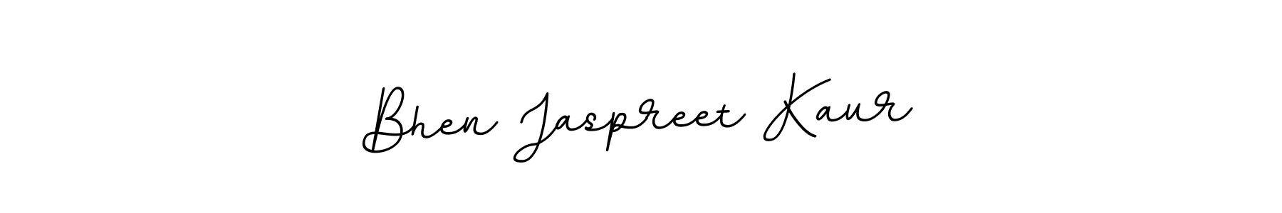 How to make Bhen Jaspreet Kaur signature? BallpointsItalic-DORy9 is a professional autograph style. Create handwritten signature for Bhen Jaspreet Kaur name. Bhen Jaspreet Kaur signature style 11 images and pictures png