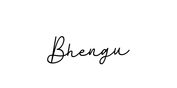 Make a beautiful signature design for name Bhengu. With this signature (BallpointsItalic-DORy9) style, you can create a handwritten signature for free. Bhengu signature style 11 images and pictures png