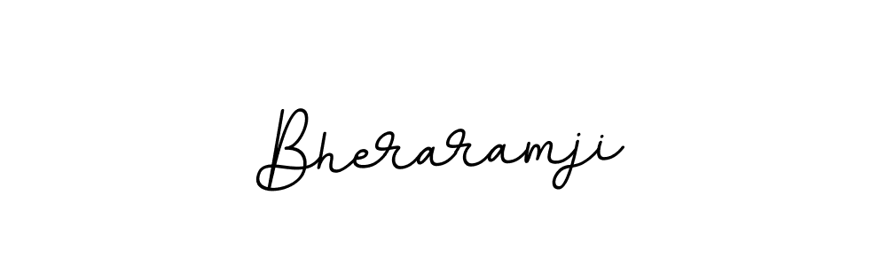 The best way (BallpointsItalic-DORy9) to make a short signature is to pick only two or three words in your name. The name Bheraramji include a total of six letters. For converting this name. Bheraramji signature style 11 images and pictures png